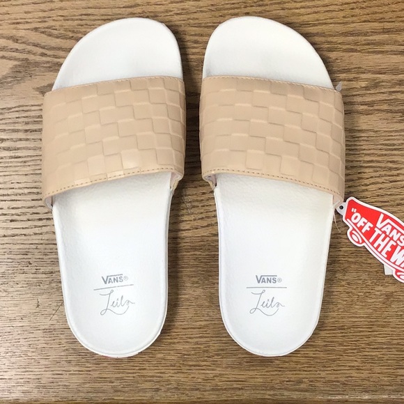 vans leila hurst slides